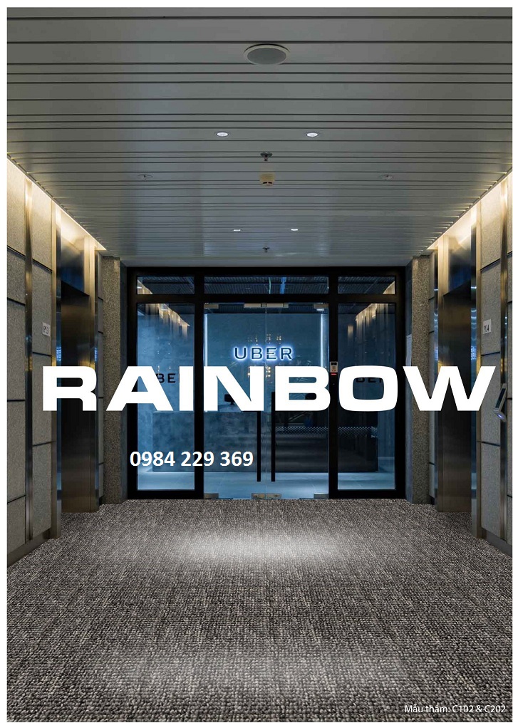 Thảm trải sàn Rainbow khổ 3,66m - 4m